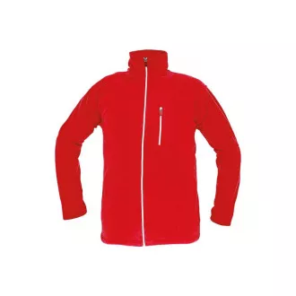 KARELA fleecová bunda červená XS