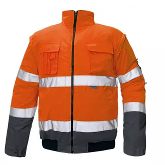 CLOVELLY pilot bunda HV žltá XL