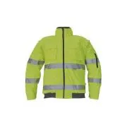 CLOVELLY pilot bunda HV žltá 3XL