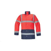 SEFTON bunda HV červená/navy 2XL