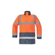 SEFTON bunda HV oranžová/navy 3XL