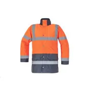 SEFTON bunda HV oranžová/royal L
