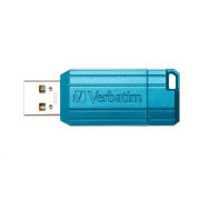 VERBATIM Flash Disk 32GB Store 'n' Go PinStripe, karibská modrá