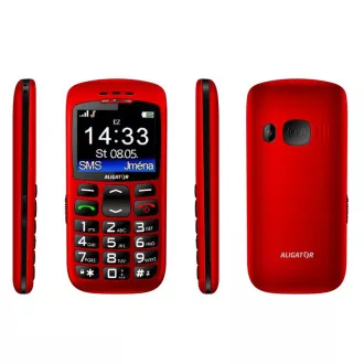 Aligator A670 Senior, čierna + nabíjací stojan