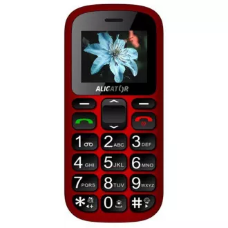 Aligator A321 Senior Dual SIM, šedá-čierna + nabíjací stojan