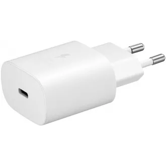 Samsung cestovná nabíjačka EP-TA800XWE, Quickcharge 25W, konektor USB-C, biela Samsung cestovná nabíjačka EP-TA800XWE, Quickcharge 25W, konektor USB-C, biela