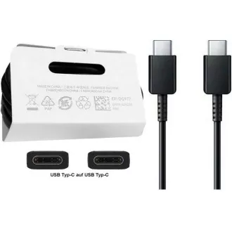 Samsung dátový kábel EP-DG977BBE, USB-C -> USB-C, čierna (bulk)