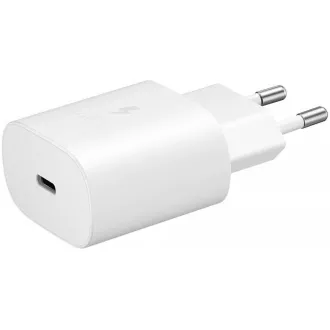Samsung cestovná nabíjačka EP-TA800NWE, Quickcharge 25W, USB-C, biela Samsung cestovná nabíjačka EP-TA800NWE, Quickcharge 25W, USB-C, biela