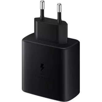 Samsung cestovná nabíjačka EP-T4510XBE, Fast Charging 45W, USB-C + dátový kábel USB-C, čierna