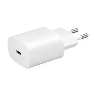 Samsung cestovná nabíjačka EP-TA800EWE, PD, Fast charging, USB-C, 25 W, biela, (bulk)
