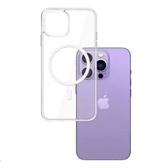 3mk ochranný kryt Magcase pre Apple iPhone 15 Pro, číra