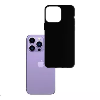3mk ochranný kryt Matt Case pre Apple iPhone 15 Pro, Black
