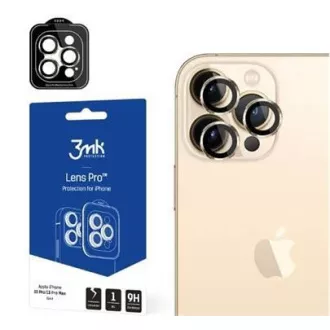 3mk Lens Protection Pro pre Apple iPhone 15 Pre Max, Dark Gold