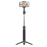 FIXED selfie stick s tripodom Snap XL a bezdrôtovou spúšťou, 1/4" závit, čierna