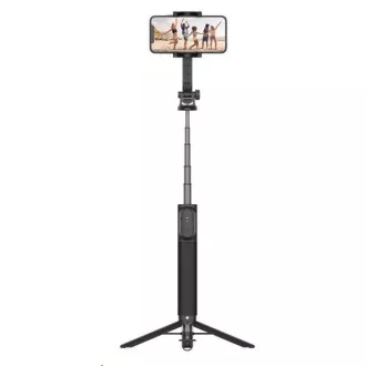 FIXED selfie stick s tripodom Snap XL a bezdrôtovou spúšťou, 1/4" závit, čierna