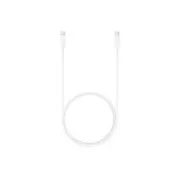 Samsung dátový kábel EP-DX310JWE, USB-C/USB-C, 3A, 1, 8 m, biela (bulk)