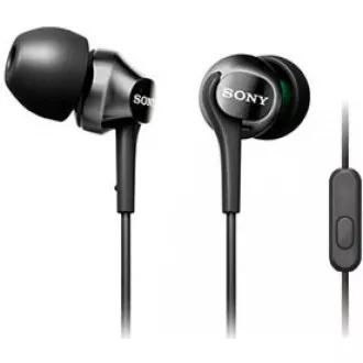 SONY stereo slúchadlá MDR-EX110AP, čierna