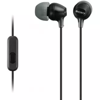 SONY stereo slúchadlá MDR-EX15AP, čierna
