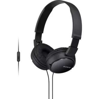 SONY stereo slúchadlá MDR-ZX110AP, čierna SONY stereo slúchadlá MDR-ZX110AP, čierna
