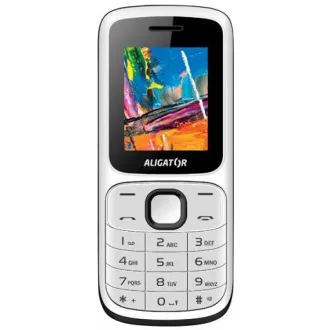 Aligator D210 Dual SIM, bielo-čierny