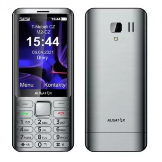 Aligator D950 Dual SIM, strieborná