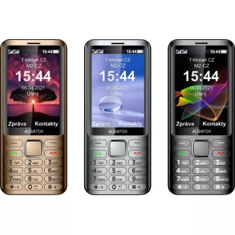 Aligator D950 Dual SIM, strieborná