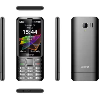 Aligator D950 Dual SIM, strieborná
