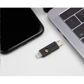 YubiKey 5Ci - USB-C + Lightning, kľúč/token s viacfaktorovou autentizáciou, podpora OpenPGP a Smart Card (2FA) YubiKey 5Ci - USB-C + Lightning, kľúč/token s viacfaktorovou autentizáciou, podpora OpenPGP a Smart Card (2FA)