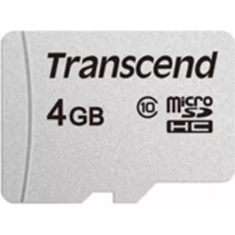 TRANSCEND MicroSDHC karta 4GB 300S, Class 10, bez adaptéra