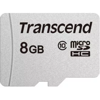 TRANSCEND MicroSDHC karta 8GB 300S, Class 10, bez adaptéra