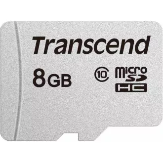 TRANSCEND MicroSDHC karta 8GB 300S, Class 10, bez adaptéra
