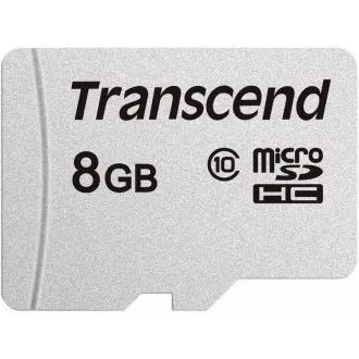 TRANSCEND MicroSDHC karta 8GB 300S, Class 10, bez adaptéra