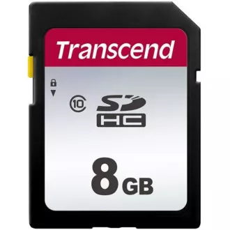 TRANSCEND SDHC karta 8GB 300S, Class 10 (R:95/W:45 MB/s)