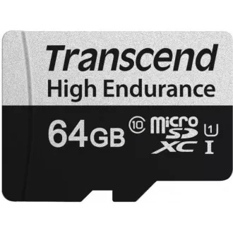 TRANSCEND MicroSDXC karta 64GB 350V, High Endurance TRANSCEND MicroSDXC karta 64GB 350V, High Endurance