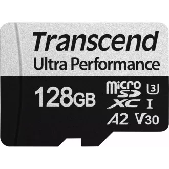 TRANSCEND MicroSDXC karta 128GB 340S, UHS-I U3 A2 Ultra Performácia 160/125 MB/s