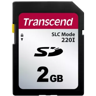 TRANSCEND SD karta 2GB SDC220, SLC mode, Wide Temp.