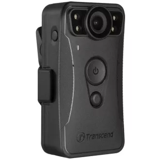 TRANSCEND osobná kamera DrivePro Body 30, 2K QHD 1440P, infra LED, 64GB pamäť, Wi-Fi, Bluetooth, USB 2.0, IP67, čierna