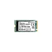 TRANSCEND SSD 400S 512GB, M.2 2242, PCIe Gen3x4, NVMe, 3D TLC, bez DRAM