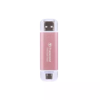 TRANSCEND Externý SSD ESD310P 2TB, External SSD, USB 10Gbps, Type C/A, ružová TRANSCEND Externý SSD ESD310P 2TB, External SSD, USB 10Gbps, Type C/A, ružová