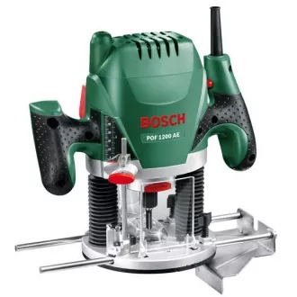 Bosch POF 1200 AE horná frézka, 1200 W, Softgrip, predvoľba otáčok, aretácia vretena