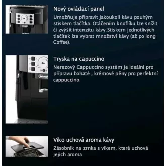 DeLonghi ECAM 22.110 B automatické espresso DeLonghi ECAM 22.110 B automatické espresso