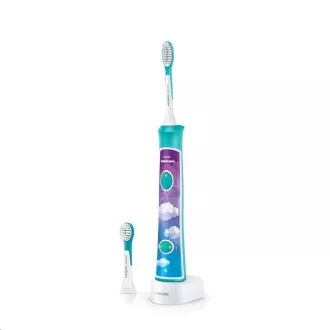 Philips HX6322/04 Sonicare for Kids, zubná kefka, pre deti, 62000 kmitov/min, 2 režimy čistenia, Bluetooth, aqua Philips HX6322/04 Sonicare for Kids, zubná kefka, pre deti, 62000 kmitov/min, 2 režimy čistenia, Bluetooth, aqua