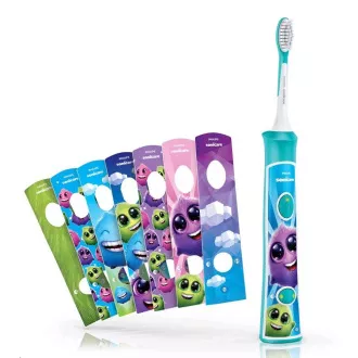 Philips HX6322/04 Sonicare for Kids, zubná kefka, pre deti, 62000 kmitov/min, 2 režimy čistenia, Bluetooth, aqua Philips HX6322/04 Sonicare for Kids, zubná kefka, pre deti, 62000 kmitov/min, 2 režimy čistenia, Bluetooth, aqua