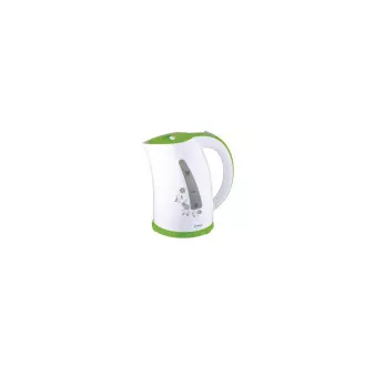 Orava VK-3417 G rýchlovarná kanvica, 2000 W, 1.7 l, automatické vypnutie, biela / zelená
