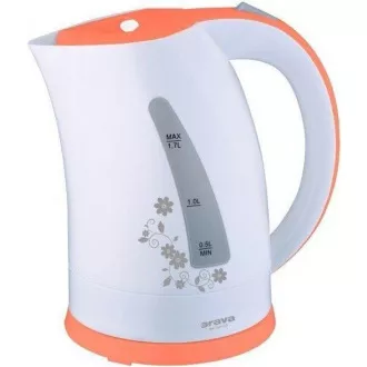 Orava VK-3417 G rýchlovarná kanvica, 2000 W, 1.7 l, automatické vypnutie, biela / zelená