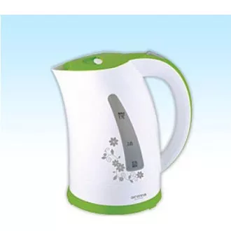 Orava VK-3417 G rýchlovarná kanvica, 2000 W, 1.7 l, automatické vypnutie, biela / zelená