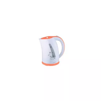 Orava VK-3417 P rýchlovarná kanvica, 2000 W, 1.7 l, automatické vypnutie, biela / oranžová
