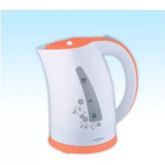 Orava VK-3417 P rýchlovarná kanvica, 2000 W, 1.7 l, automatické vypnutie, biela / oranžová