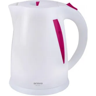 ORAVA VK-3117 R rýchlovarná kanvica, 2000 W, 1.7 l, automatické vypnutie, ružová / biela