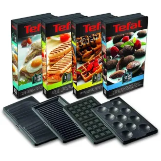 TEFAL SW854D16 Snack Collection 4v1 sendvičovač, 700 W, vymeniteľné platne, indikátor pripravenosti